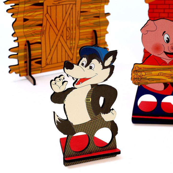 Пальчиковый кукольный театр &laquo;3 сказки&raquo;, ширма: 22,5 &times; 33 см