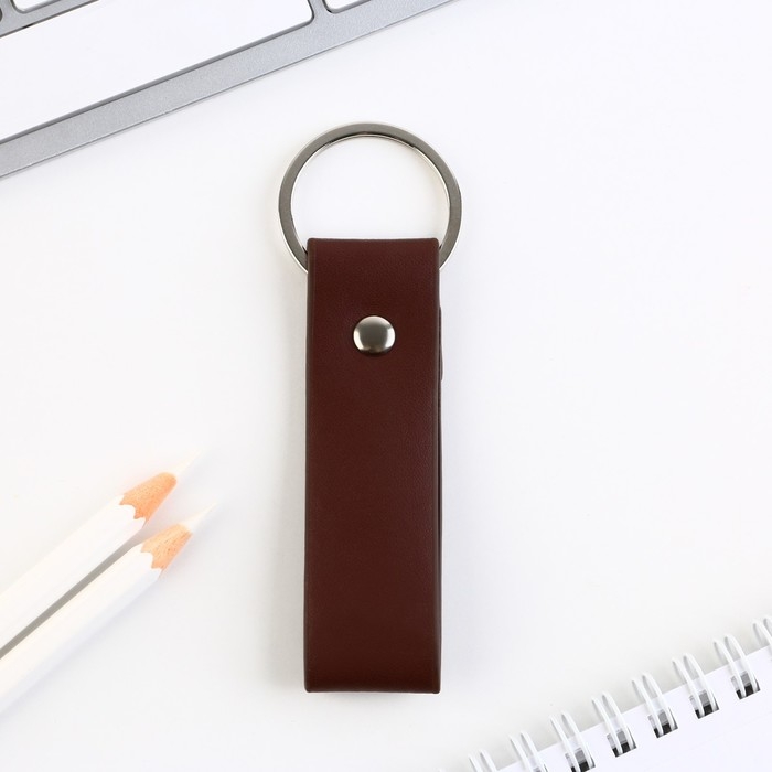 Брелок для ключей кожзам &laquo;Лучший мужчина&raquo;, 11 х 2.5 см