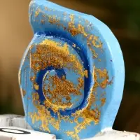 Календарь настольный &laquo;Ракушка&raquo;, 7&times;4&times;9 см, дерево, синий