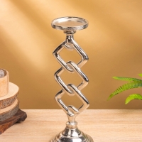Подсвечник "Чейн" 11,5х11,5х33 см, алюминий