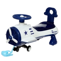 Каталка-толокар &laquo;Бибикар&raquo;, звук, бело-синий
