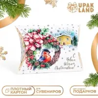 Коробка складная, подарочная новогодняя &laquo;С Новым Нодом и Рождеством&raquo; 15&times;11&times;3 см