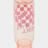 Ланч-бокс, 2 отделения, 2 яруса, с вилкой и ложкой, бутылкой 500мл,20х17х5,5 см,цвет розовый   10949