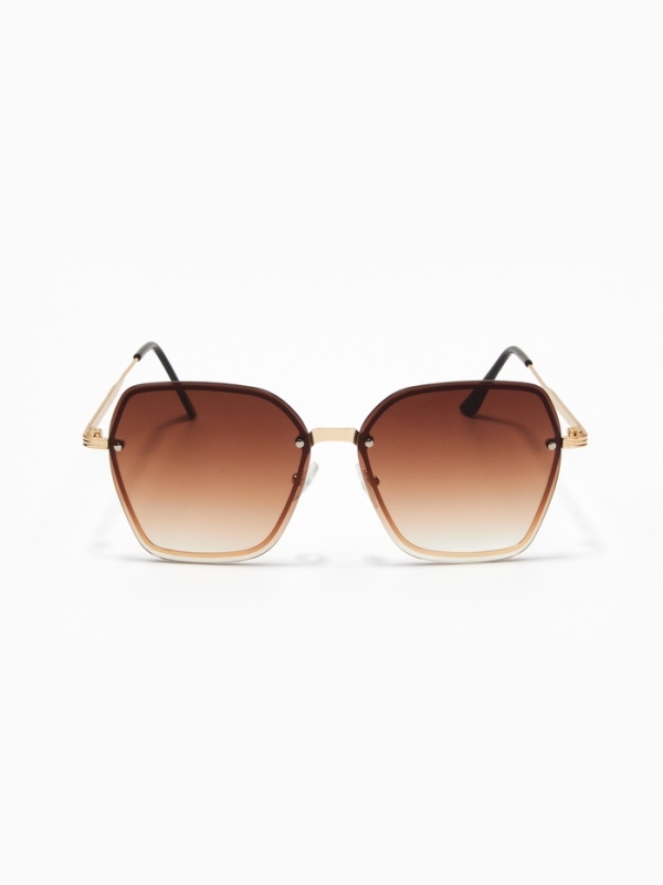 Очки солнцезащитные uv 400, дужка 13.5 см, ширина 13.4 см, линза 5.6&times;6 см