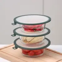 Вакуумная крышка для посуды Доляна, d=16 см, цвет зелёный