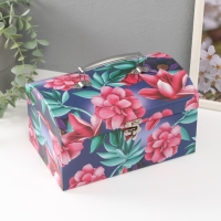 Шкатулка картон сундучок "Волшебные цветы" набор 3 шт 26х18х16,5 24х16х14,5 22х14х12,7 см Шкатулка картон сундучок "Волшебные цветы" набор 3 шт 26х18х16,5 24х16х14,5 22х14х12,7 см