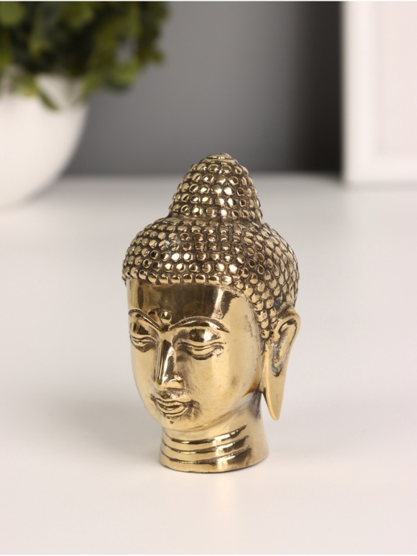 Сувенир бронза Сувенир бронза "Голова Будды" 4х4х7 см