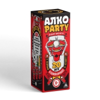 Настольная игра для взрослых &laquo;Алко Party&raquo;, набор, 20 игр в одной коробке, 54 карты, 18+