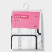 Штора для ванной Доляна &laquo;Графика&raquo;, 180&times;180 см, PEVA