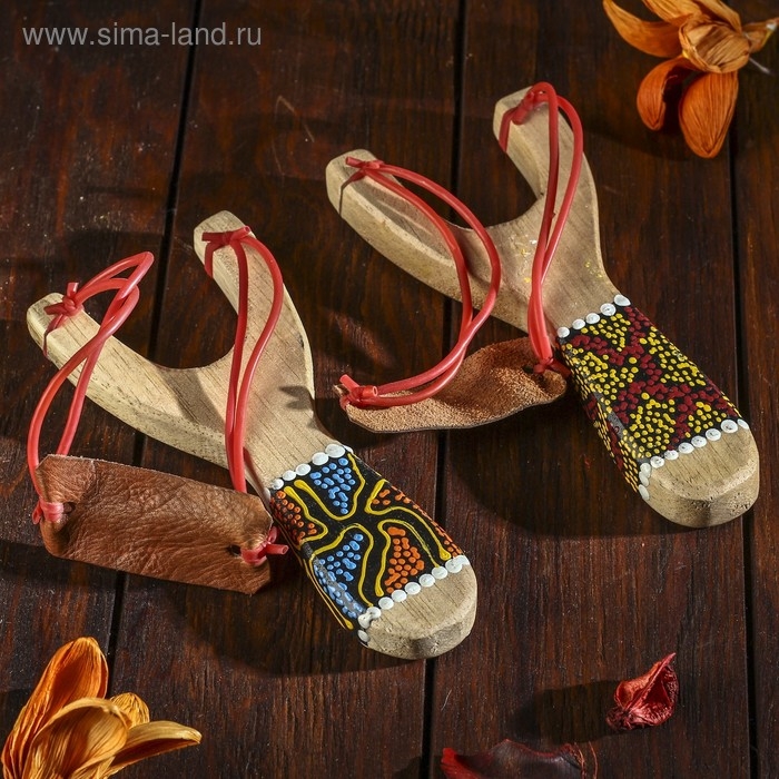 Сувенир дерево "Рогатка" 18х8х1 см МИКС