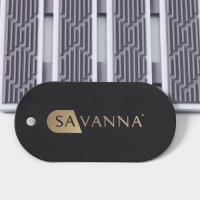Коврик противоскользящий в ванну на присосках SAVANNA, 40&times;68 см, цвет серый
