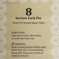 Благовония "INNER SANTE" 8 палочек Морозная свежесть