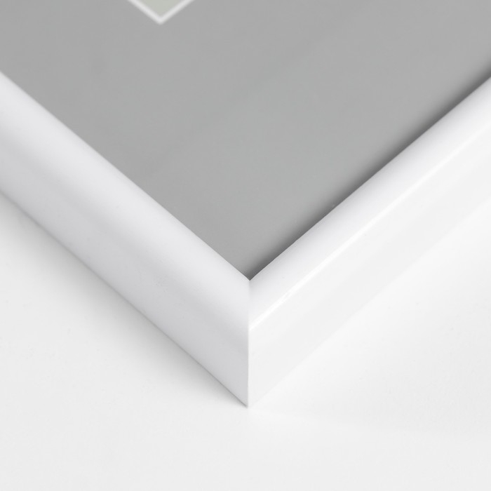 Фоторамка пластик "Decoline" 21х29,7 см, (A4) белый