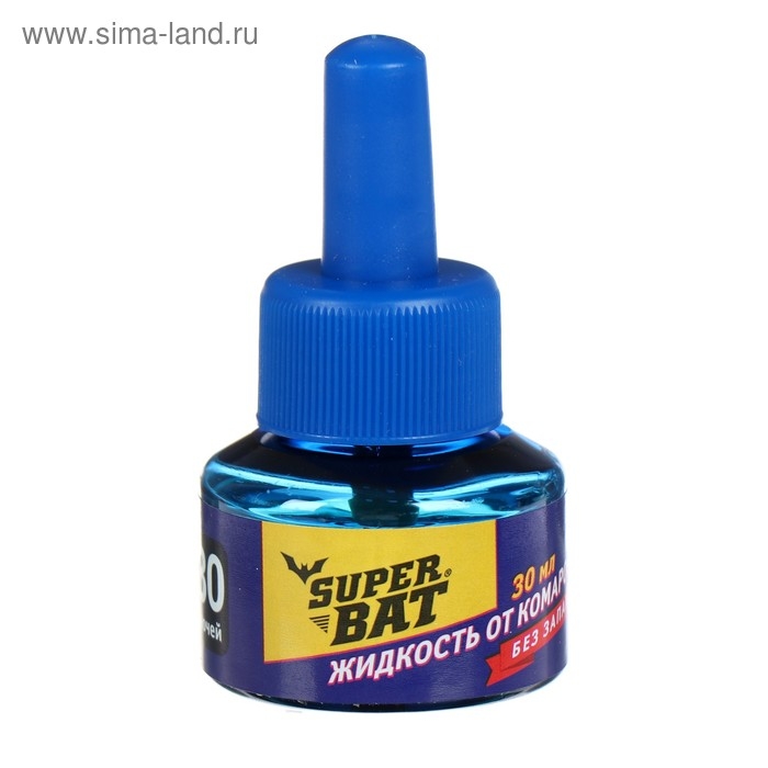Дополнительный флакон-жидкость от комаров "SuperBAT ", 30 ночей, 30 мл