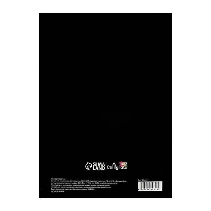 Бумага для пастели А3, 10 листов, Бумага для пастели А3, 10 листов, "Мосты", бумага слоновая кость, ГОЗНАК, тиснение "холст", блок 200 г/м2, в папке