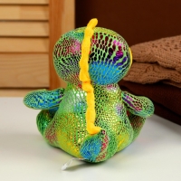 Мягкая игрушка &laquo;Дракон&raquo;, блестящая, 17 см, цвета МИКС