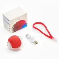 Интерактивная игрушка для кошек "Убегающий хвост", красная