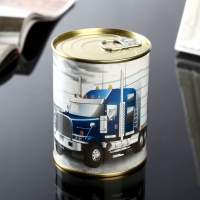 Подарочные носки в банке «Для настоящего водилы», (внутри носки мужские, цвет чёрный) Подарочные носки в банке «Для настоящего водилы», (внутри носки мужские, цвет чёрный)