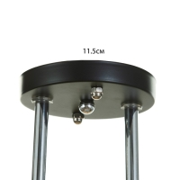 Люстра "Саманта" 2хЕ27 40Вт черный 33х33х26 см BayerLux