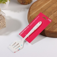 Лопатка с прорезями Доляна &laquo;Конфетти&raquo;, 20,5 см, цвет белый