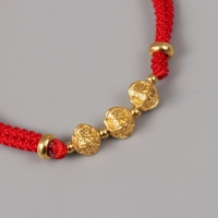 Браслет фен-шуй "Китайские фонарики" регулируемая длина набор 5 шт Браслет фен-шуй "Китайские фонарики" регулируемая длина набор 5 шт