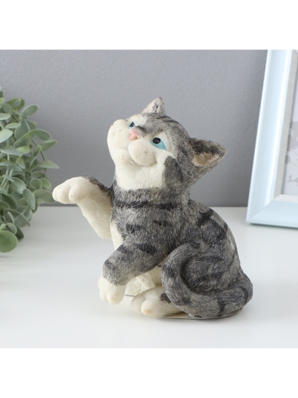 Копилка "Хитрый котик" 14х10х16см