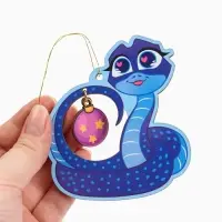 Елочная игрушка &laquo;Змейка&raquo; 6 шт., 8.5&times;9.6 см