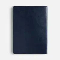 Ежедневник Doppio, недатированный, синий с оранжевым