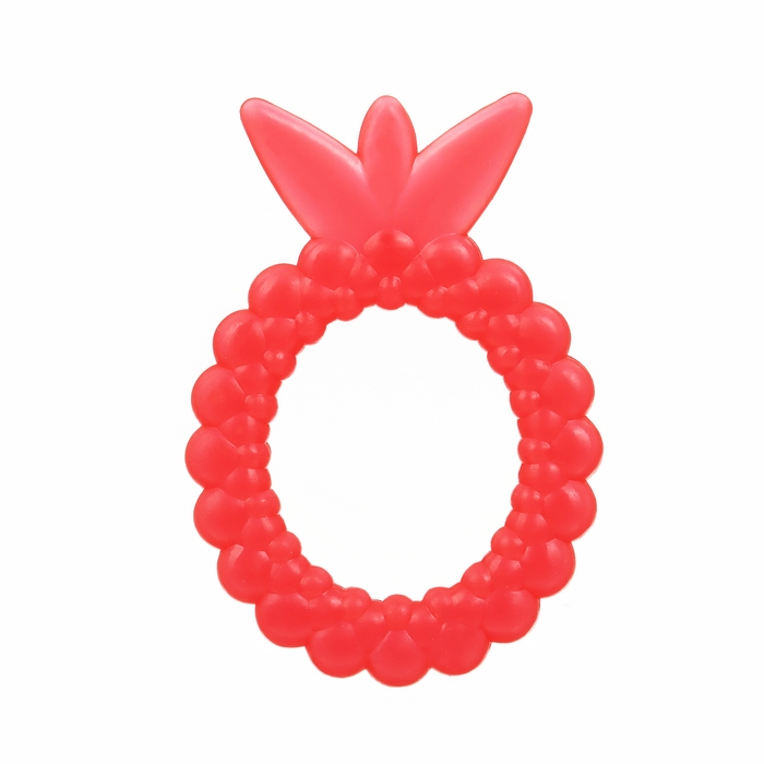 Прорезыватель силиконовый &laquo;Клубничка&raquo;, цвет МИКС, КНОПА