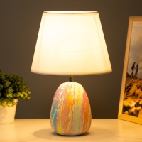 Настольная лампа "Косетт" Е27 40Вт разноцветный 22,5х22,5х32,5 см RISALUX Настольная лампа "Косетт" Е27 40Вт разноцветный 22,5х22,5х32,5 см RISALUX