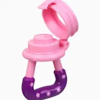 Ниблер для прикорма, с силиконовой сеточкой "Принцесса", цвет розовый