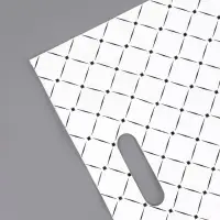 Пакет &laquo;Синий бантик&raquo;, полиэтиленовый, с вырубной ручкой, 40&times;31 см, 30 мкм