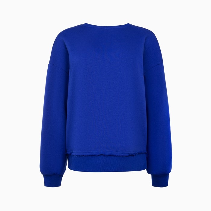 Свитшот женский MINAKU: Casual Collection цвет электро, размер 42-44 Свитшот женский MINAKU: Casual Collection цвет электро, размер 42-44