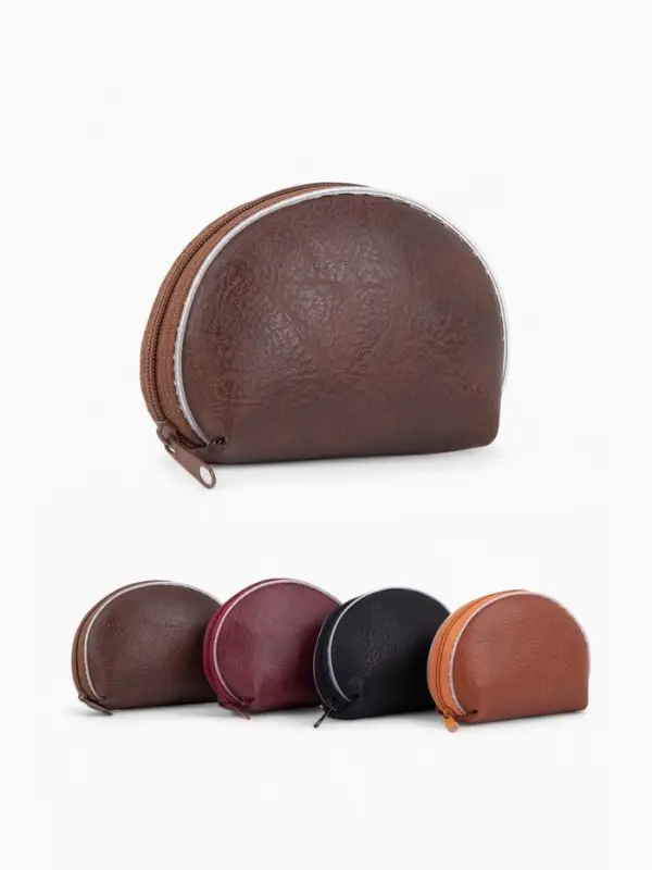 Кошелёк монетница женская на молнии, цвет МИКС