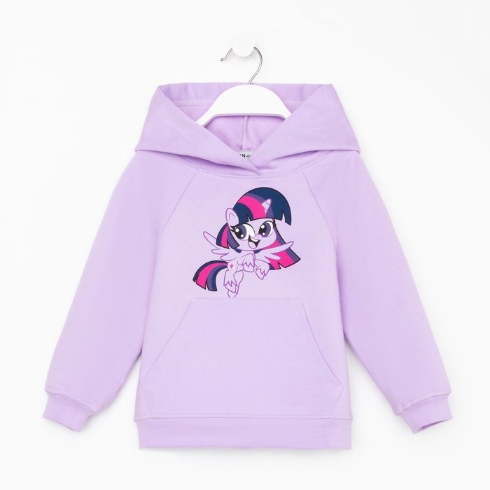 Худи для девочки &laquo;Искорка&raquo;, My Little Pony, рост 86-92 см, цвет фиолетовый