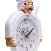 Часы настенные интерьерные, для кухни &laquo;Шеф&raquo;, плавный ход, 29.5&times;23 см, d-16.5 см