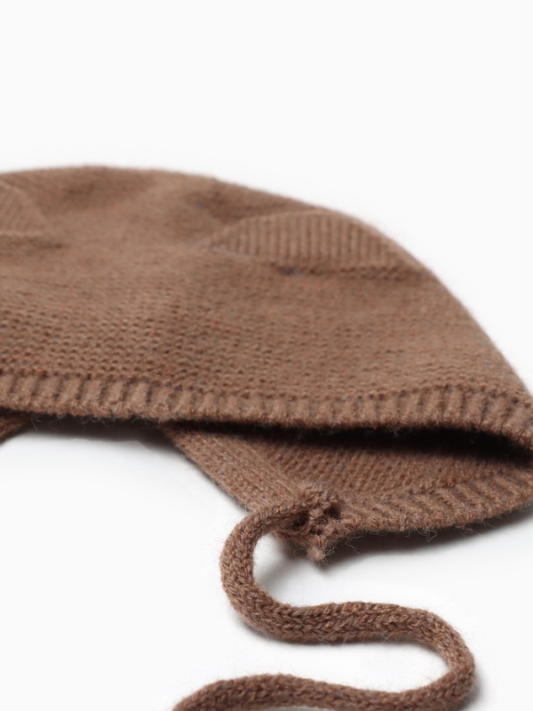 Шапка вязаная Крошка Я р.48-50, цв. кофейный