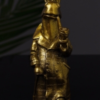 Статуэтка "Конь в пальто" 11х5 см, цвет золото