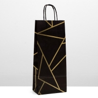 Пакет крафт "Геометрия", 14 х 8 х 33 см Пакет крафт "Геометрия", 14 х 8 х 33 см