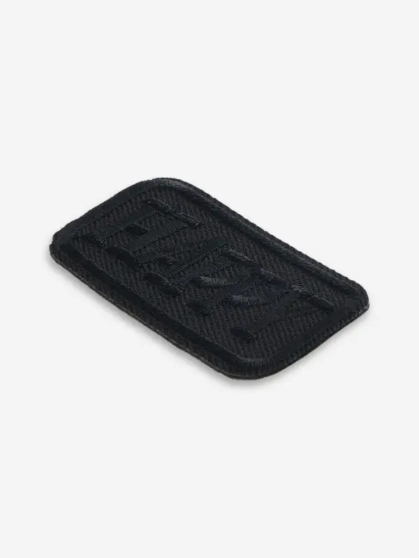 Термоаппликация Happy, 5&times;2.7 см, чёрная