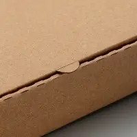 Коробка для пиццы, бурая, 32 х 32 х 6 см