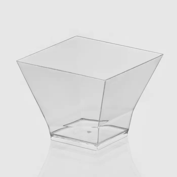 Форма пластиковая одноразовая для фуршета &laquo;Пагода&raquo;, 120 мл, прозрачная