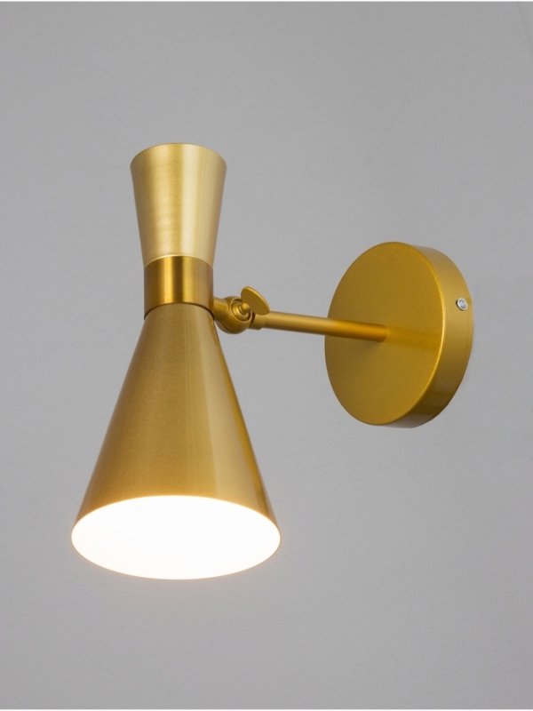 Бра "Камертаб" Е27 40Вт золото 20х13х25см