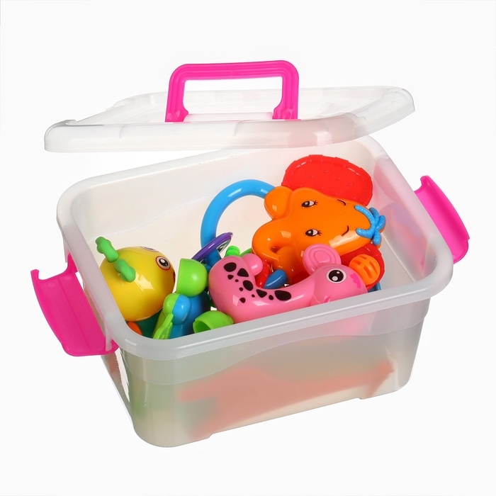 Набор погремушек в контейнере Крошка Я, 7 шт