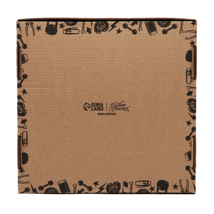 Коробка складная &laquo;Лучшему мужчине&raquo;, 24 х 24 х 12 см