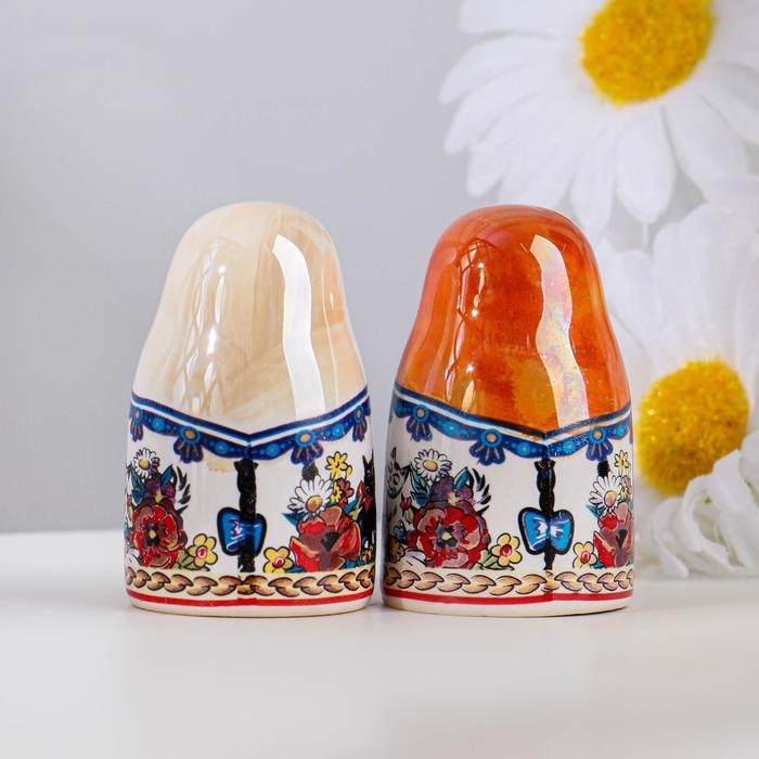 Сувенир напёрсток "Матрёшка.Кошки", керамика