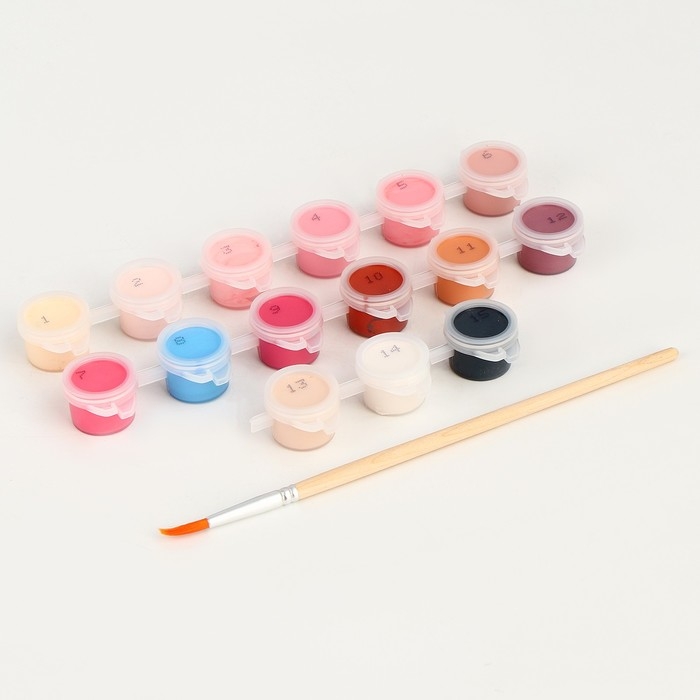 Картина по номерам для детей &laquo;Блондинка в розовом&raquo;, 20 х 30 см