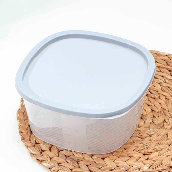 Контейнер для продуктов с мерной шкалой &laquo;BioFresh&raquo;, 2,65 л, прозрачный, крышка микс