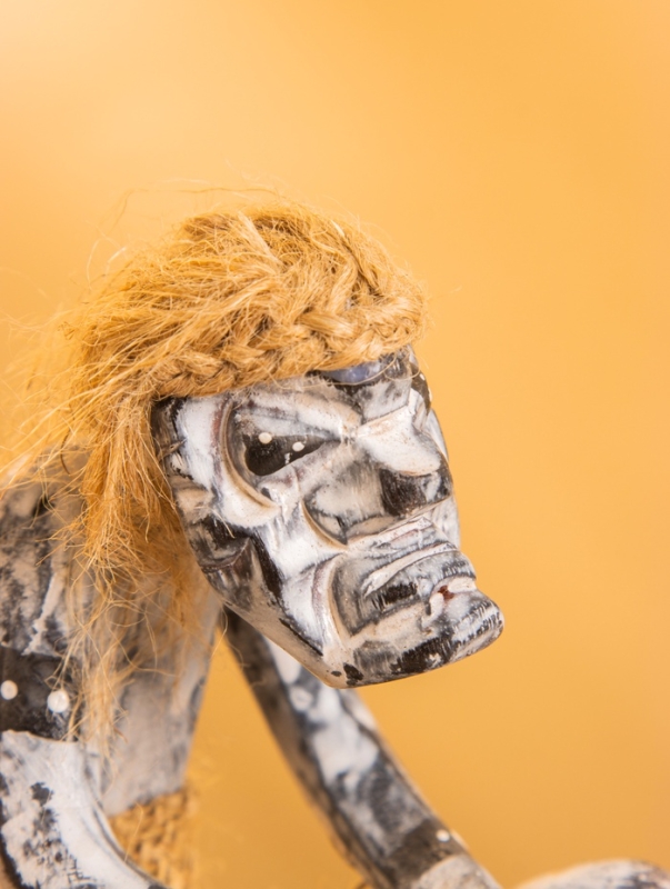 Сувенир &laquo;Абориген музыкант&raquo;, 14&times;8&times;16 см, дерево