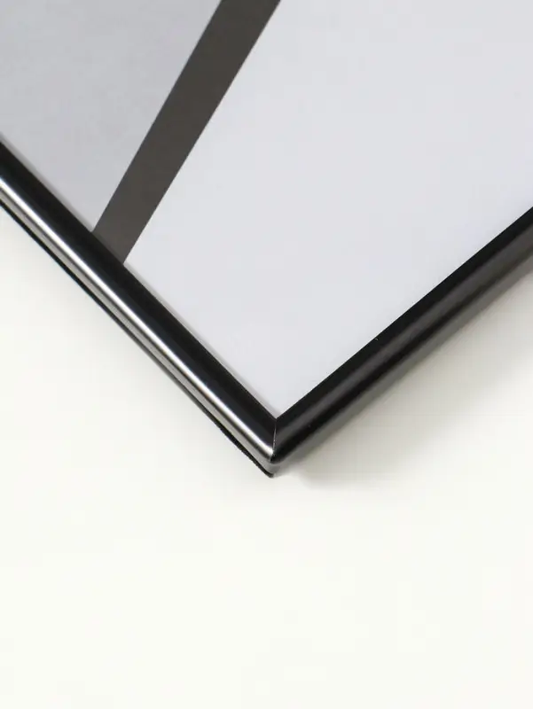 Фоторамка металл на 1 фото 18х18 см "Классик" чёрная 1,5х18,4х18,4 см